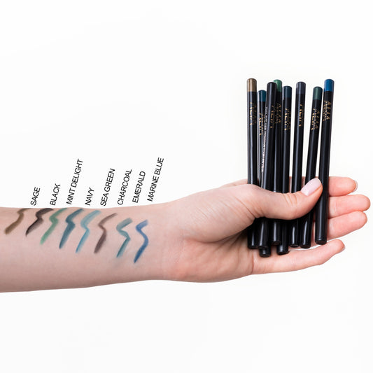 smooth wood eye pencil bold intense color highly pigmented easy apply precise lining shading intense pigmentation precise application
